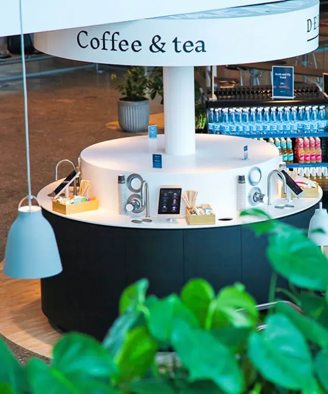 TopBrewer at self-service station in Aalborg Airport