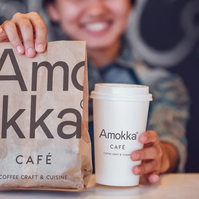 Amokka cafe Branded Bag And Cup