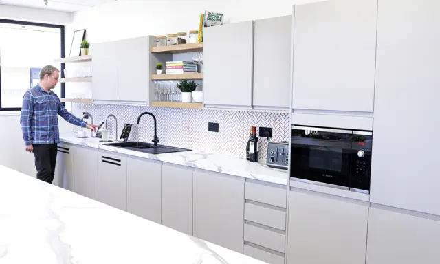 Office kitchen breakout space