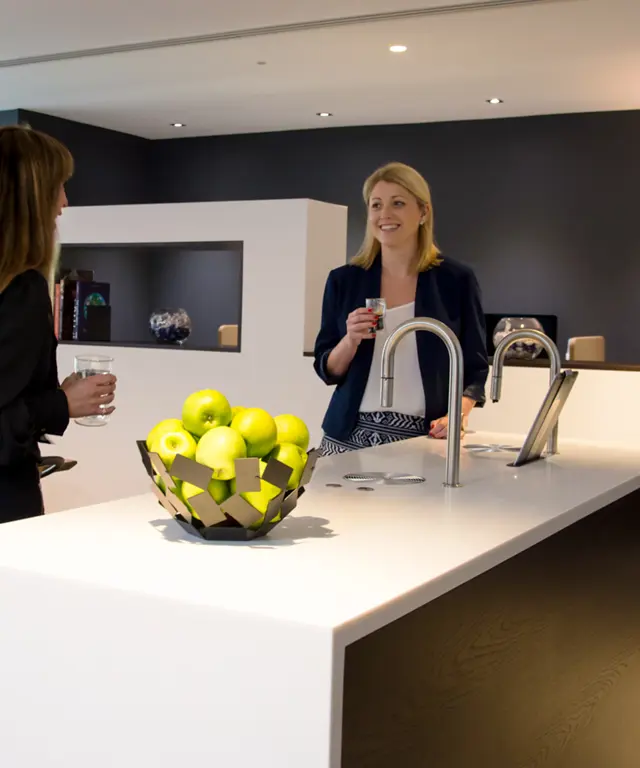 Co-working at BE Offices with coffee from TopBrewer