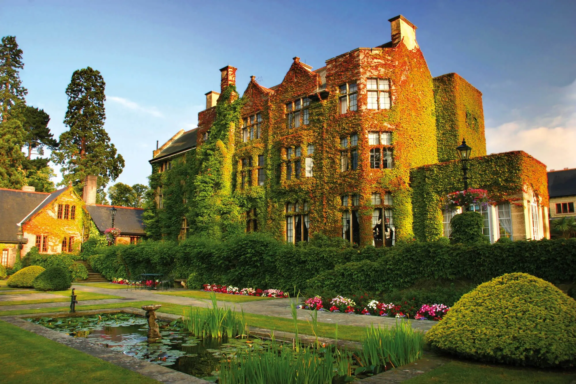 Pennyhill Park Hotel front facade