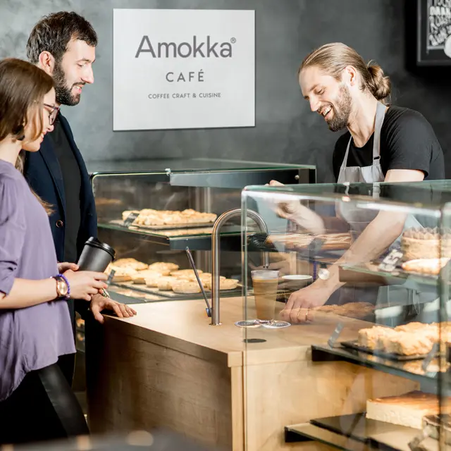 Amokka cafe barista service