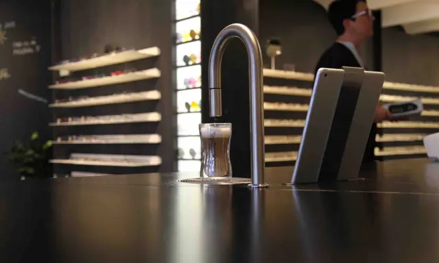 TopBrewer shown in a retail store in Denmark