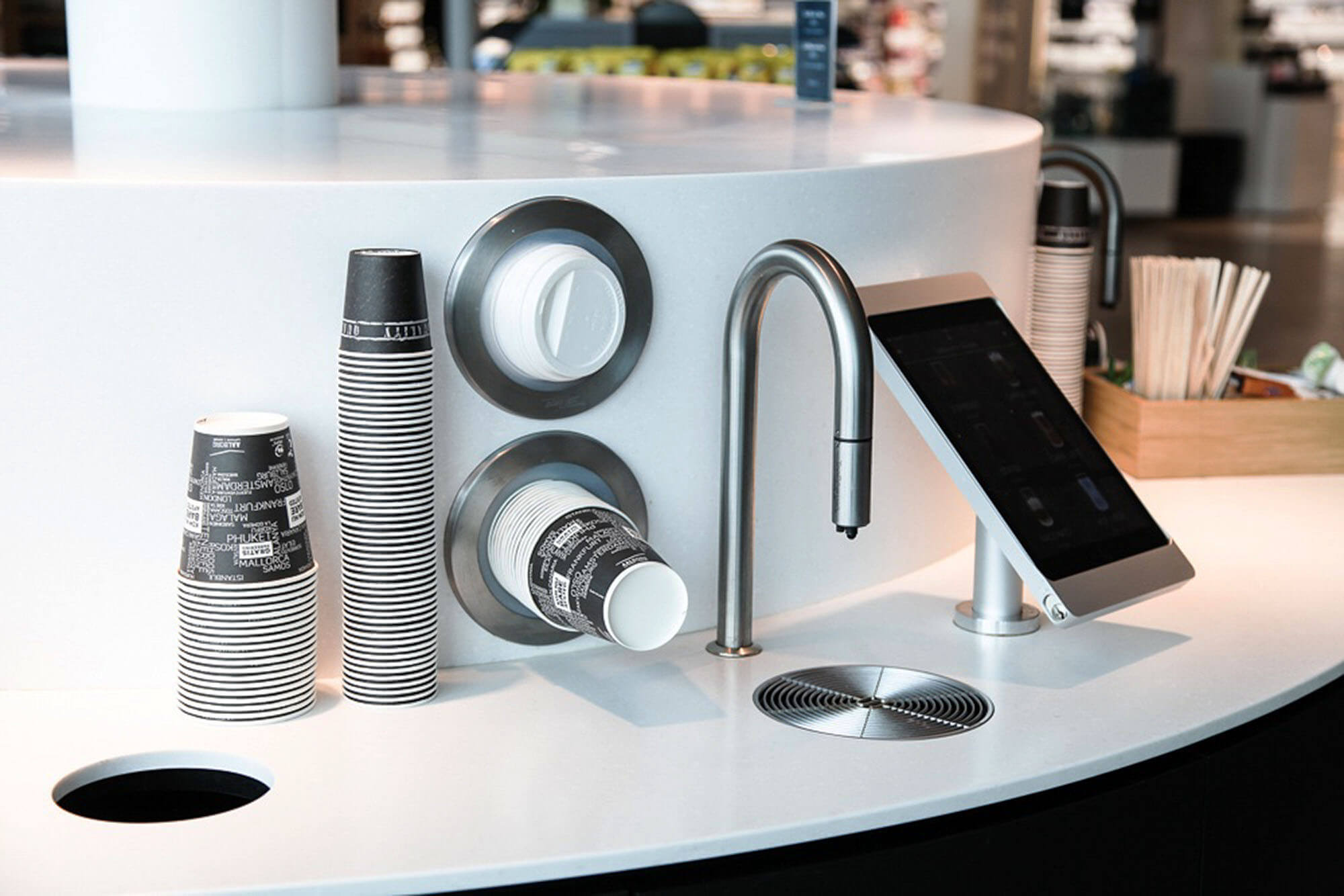 TopBrewer at self-service station in Aalborg Airport